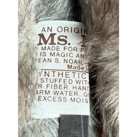 Vintage Ms. Noah Bunny Rabbit Hare Plush Brown Gray Rare Floppy Ears Nostalgia - Picture 5 of 9